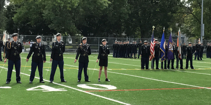JROTC Raider Brigrade at Fall Review