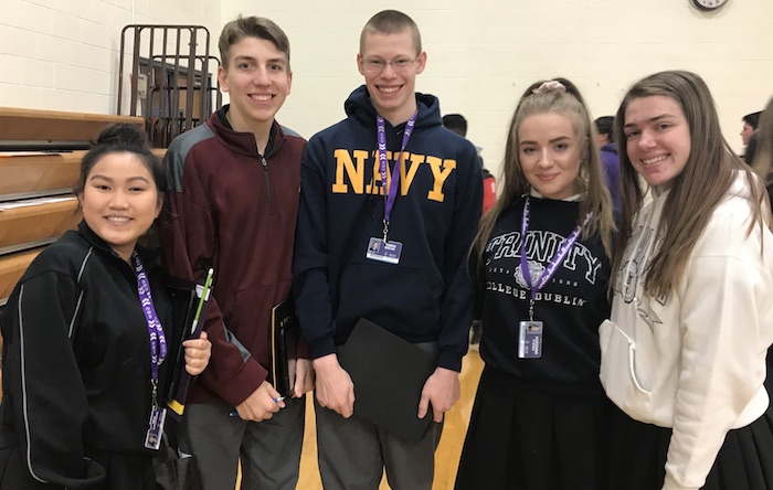 Juniors were encouraged to wear college spirit wear on Jumpstart Your Future Day.