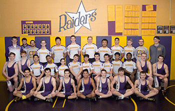 2017-18 Raiders Wrestling Team are Academic Gold.