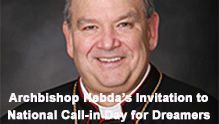 Archbishop Hebda Supports National Call-in Day for Dreamers