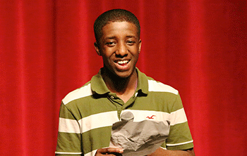 Matthew Umoh'19 shares his spoken word talent