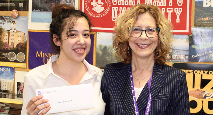 Francel Colon-Acosta and Ms. Mona Passman