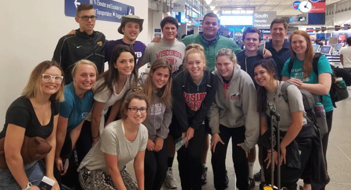 In Atlanta airport waiting for flight to Guatemala. 