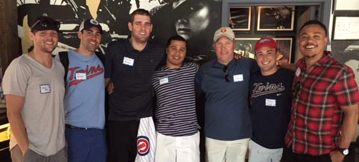 Alumni and Friends at Twins Day at Wrigley Field