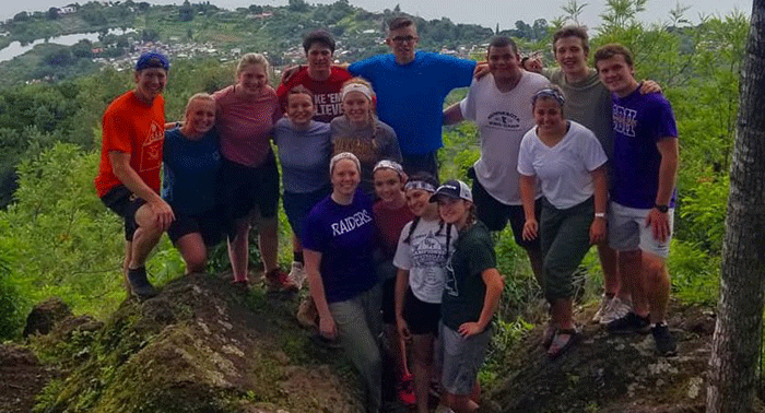 CDH students visited the Golden Hill during their Justice Education Trip to Guatemala.