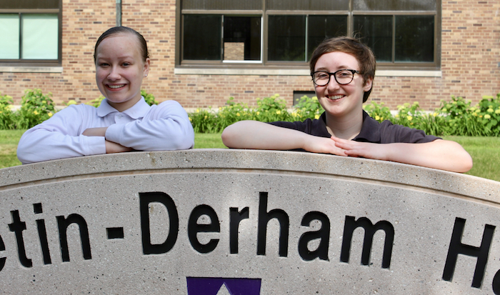 Mya Fitzgerald ’19 and Mary Grace Shearon ’19 are the 2018 scholarship recipients.