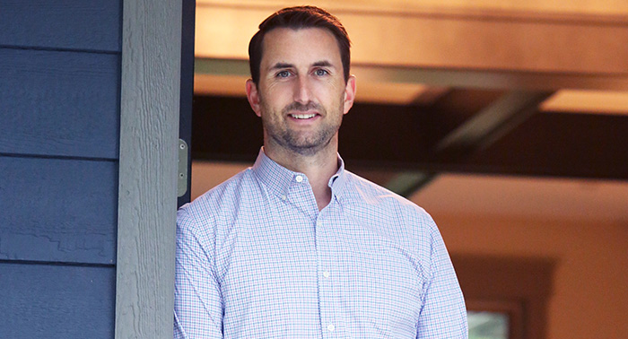 Jason Hable '94 at home