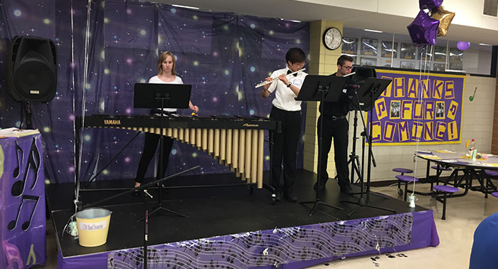 Members of the Band at the 2017 event.