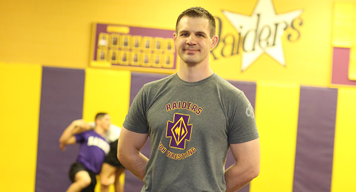 Dan Willaert, a math teacher at CDH since 2014, has been the head wrestling coach since 2010. He and his wife, Abby, are raising two young sons. Born and raised in Mankato, he attended Loyala High School and graduated from St. John’s University with a degree in Mathematics and minors in Secondary Education and Coaching. He earned his Masters in Math Education from University of Minnesota. 