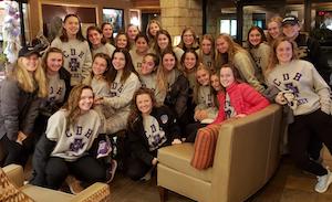 Girls Hockey team in Alexandria