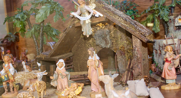 The Peirson family recently donated a Fontanini Nativity set with more than 250 pieces to CDH. The collection began more than 30 years ago with Lisa receiving Joseph, Mary, and Baby Jesus from her aunt.